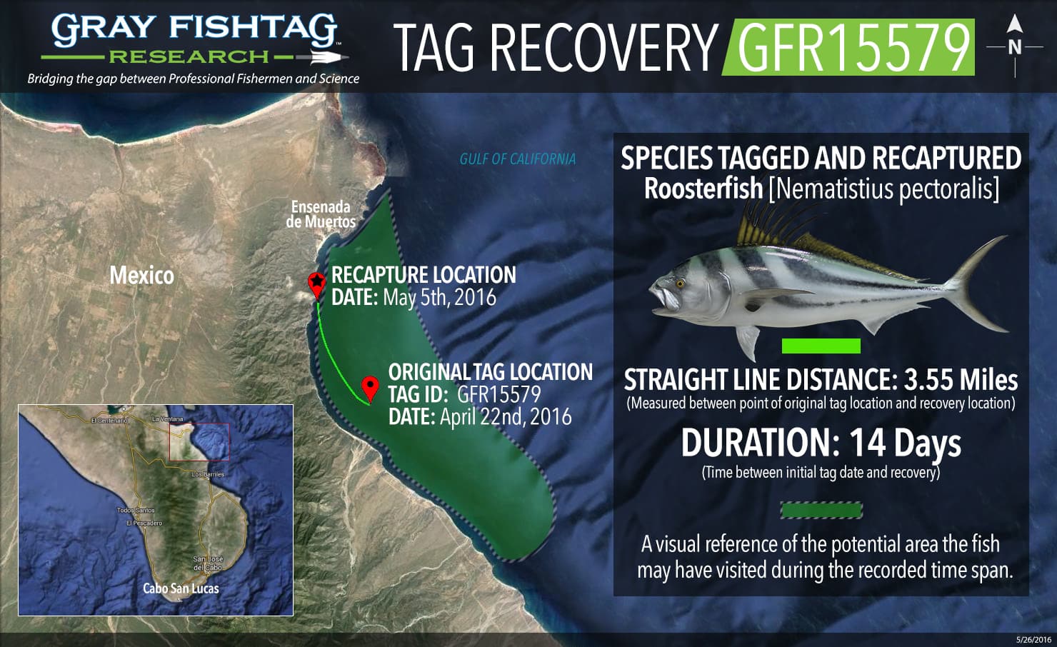 Roosterfih Recovery Study Map